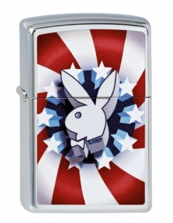 Zippo Playboy Red White Blue